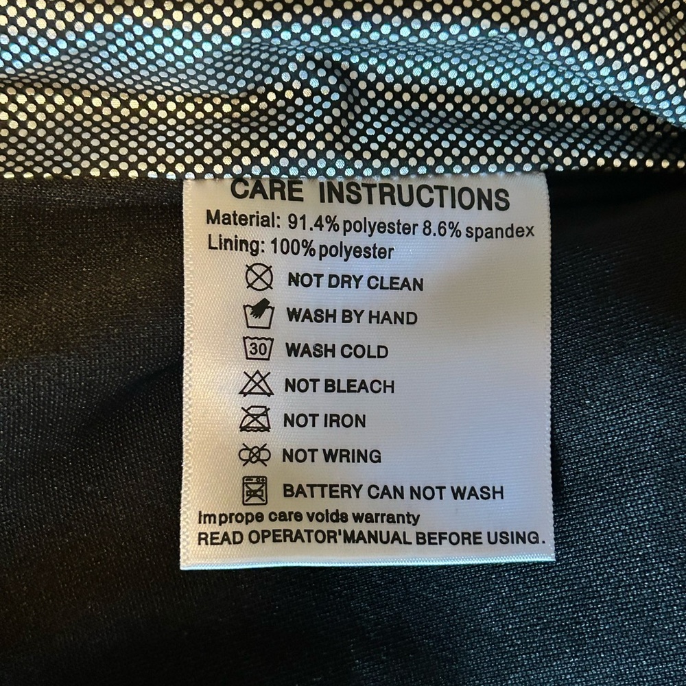 Dozowoom heated Black Vest size XL - Picture 5 of 12